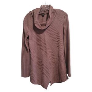 Lee dusty pink asymmetrical sweater